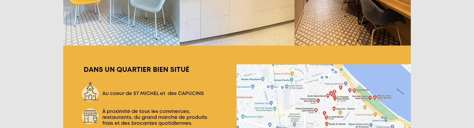 Dans un quartier bien situé — Saint-Michel et Capucins, Bordeaux
